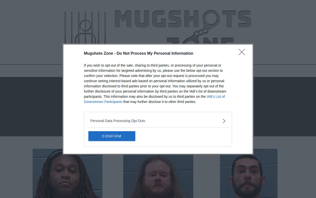 Unofficial Mugshots.zone Lee County archive