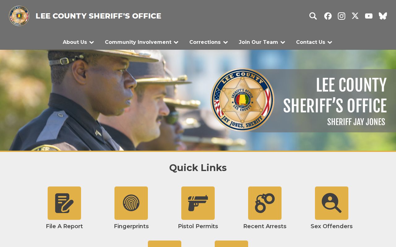Official Lee County Sheriff website
